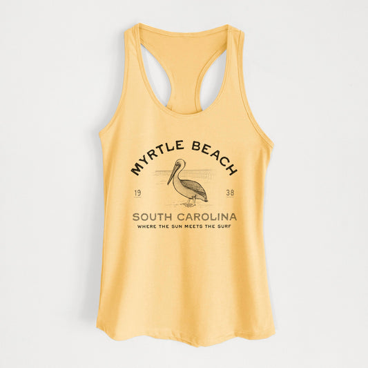 Myrtle Beach Pelican - Women's Racerback Tanktop