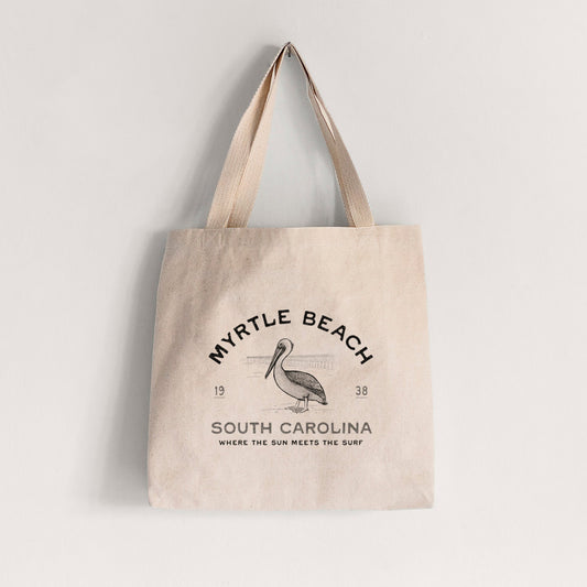 Myrtle Beach Pelican - Tote Bag