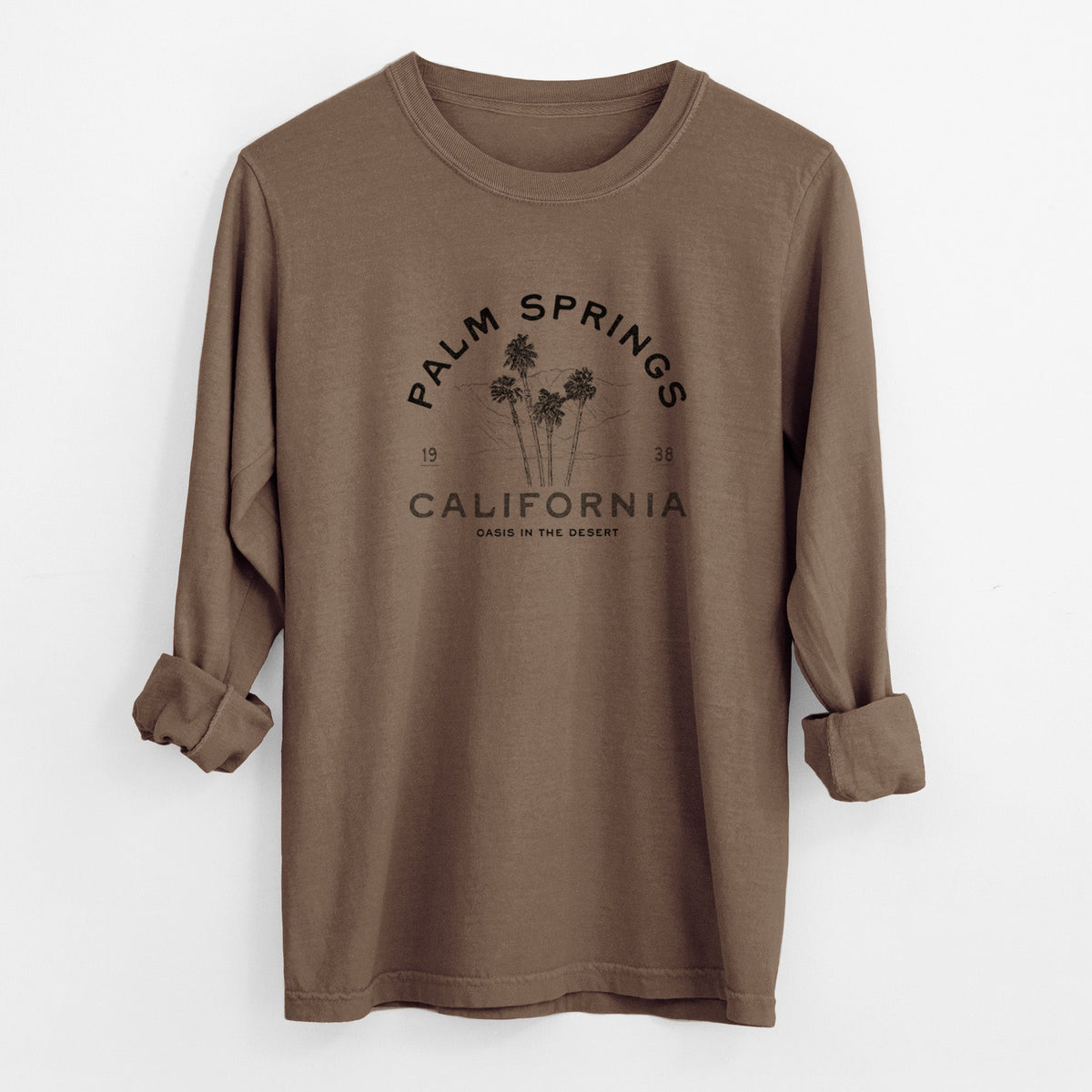 Palm Springs Palms - Unisex Comfort Colors 100% Cotton Long Sleeve