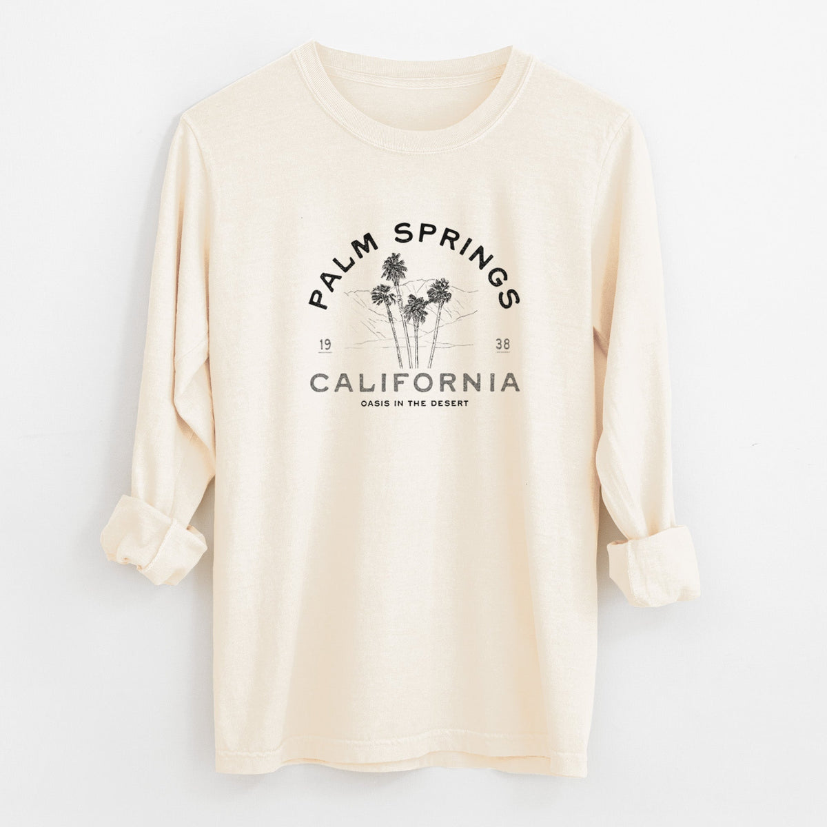 Palm Springs Palms - Unisex Comfort Colors 100% Cotton Long Sleeve