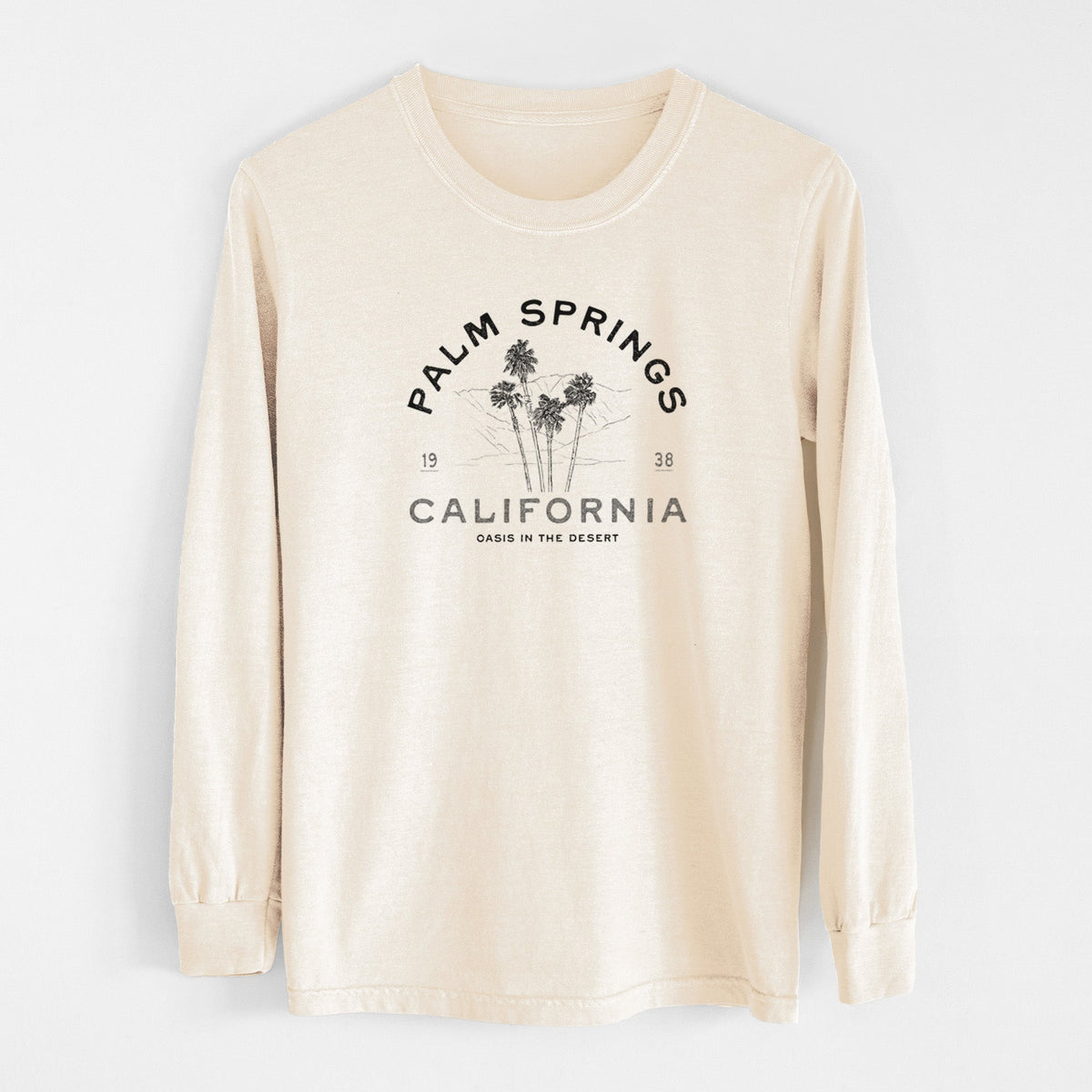 Palm Springs Palms - Unisex Comfort Colors 100% Cotton Long Sleeve