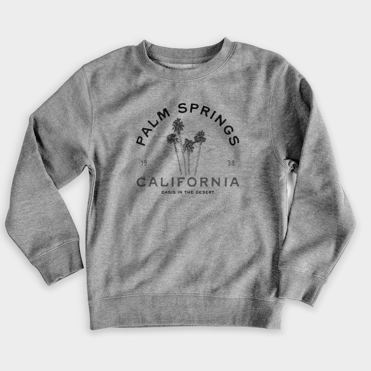 Palm Springs Palms - Youth Lightweight Crewneck Sweatshirt