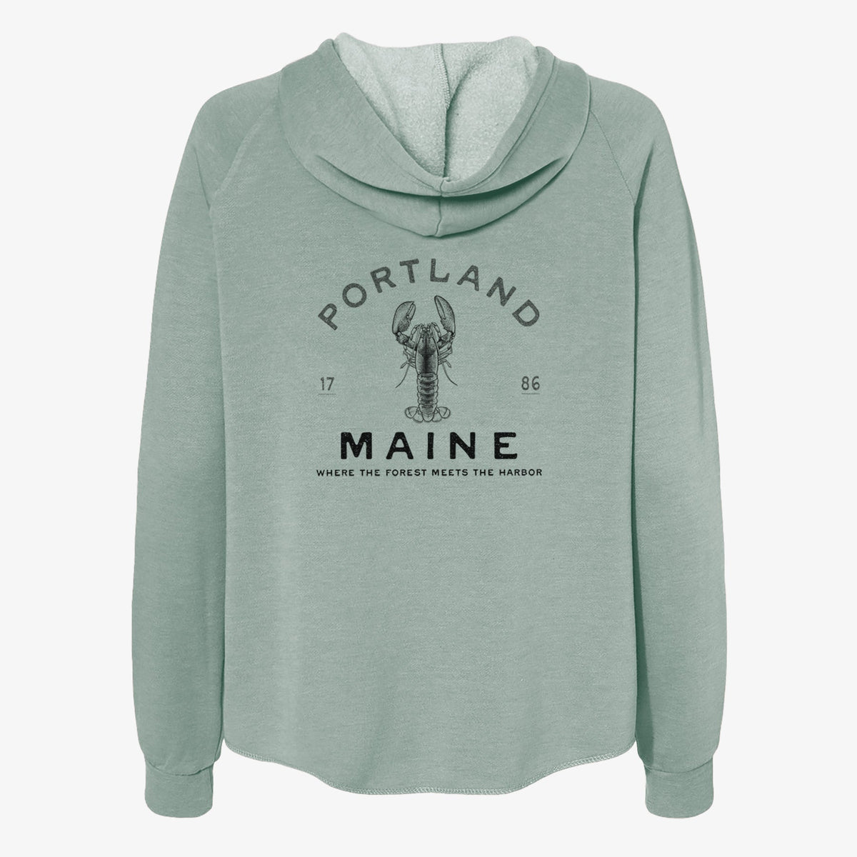 Portland Maine Lobster - Women's Cali Wave Zip-Up Sweatshirt