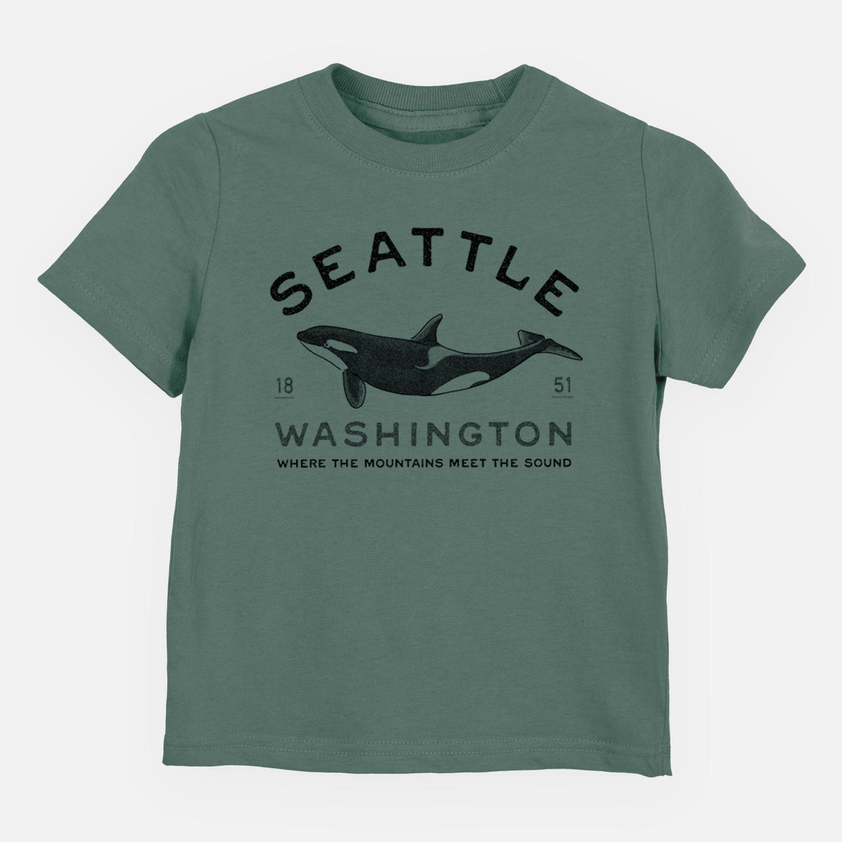 Seattle Washington - Orca - Toddler/Youth Shirt