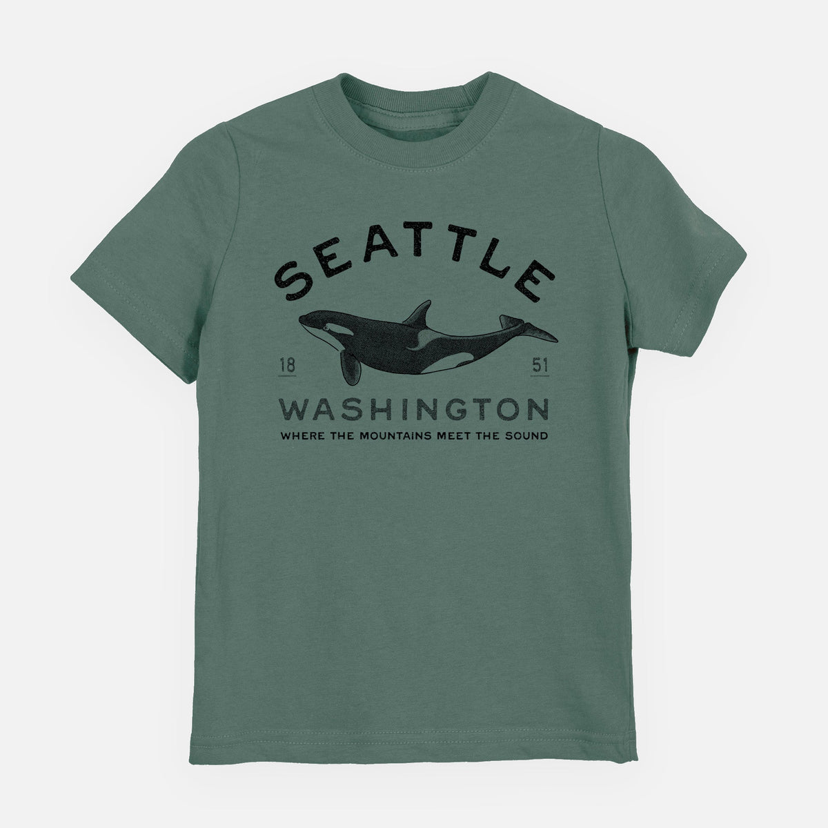 Seattle Washington - Orca - Toddler/Youth Shirt