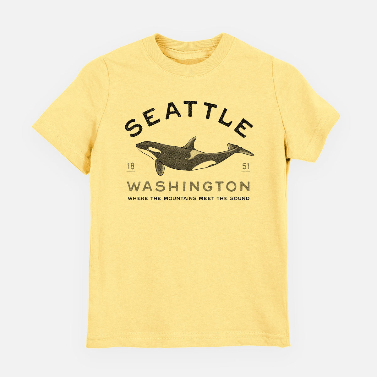 Seattle Washington - Orca - Toddler/Youth Shirt