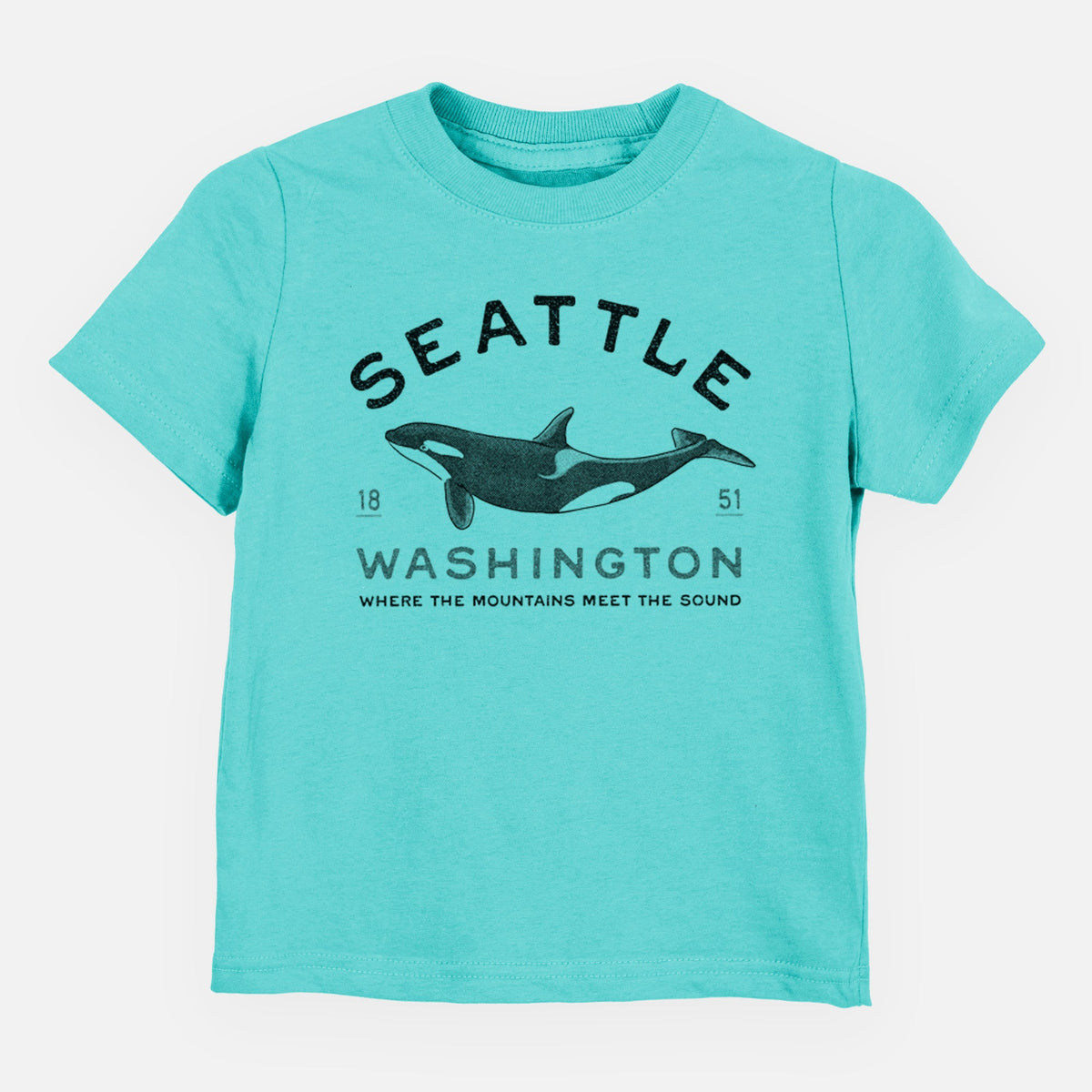 Seattle Washington - Orca - Toddler/Youth Shirt
