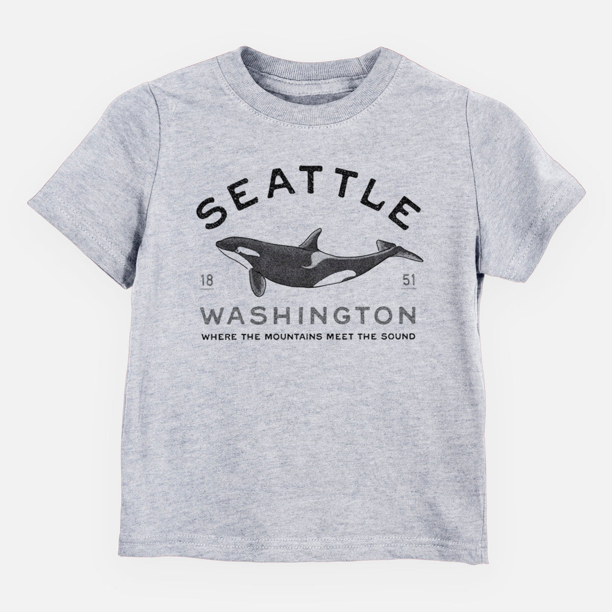 Seattle Washington - Orca - Toddler/Youth Shirt