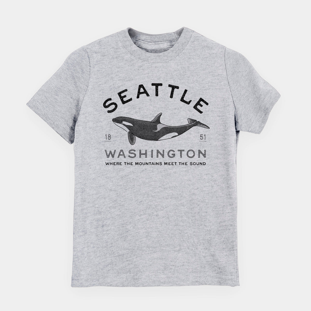 Seattle Washington - Orca - Toddler/Youth Shirt
