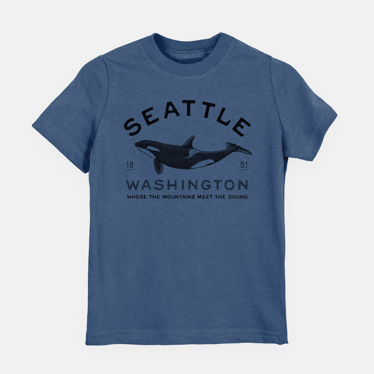 Seattle Washington - Orca - Toddler/Youth Shirt