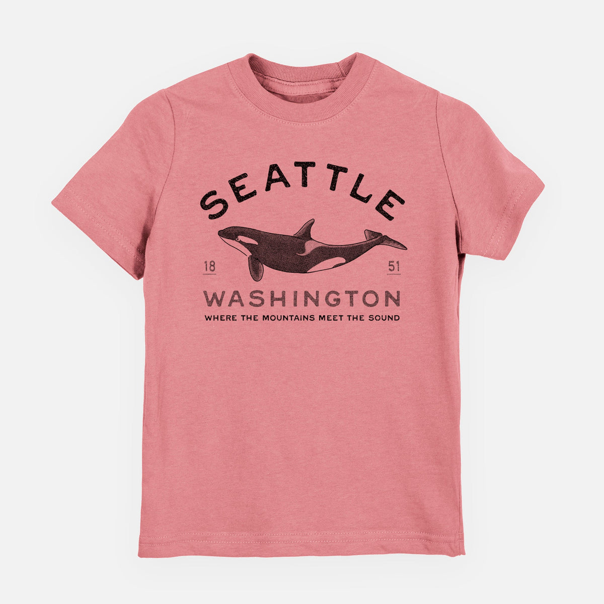 Seattle Washington - Orca - Toddler/Youth Shirt
