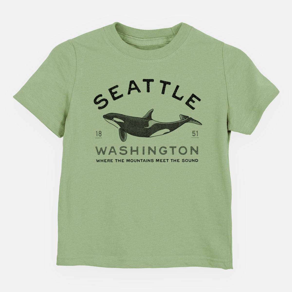 Seattle Washington - Orca - Toddler/Youth Shirt