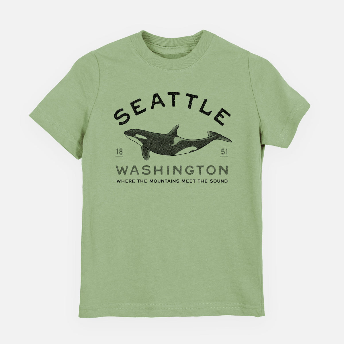 Seattle Washington - Orca - Toddler/Youth Shirt