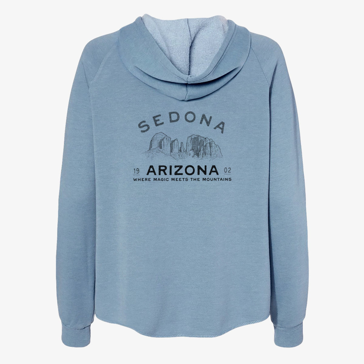 Sedona Arizona Cathedral Rock - Women's Cali Wave Zip-Up Sweatshirt