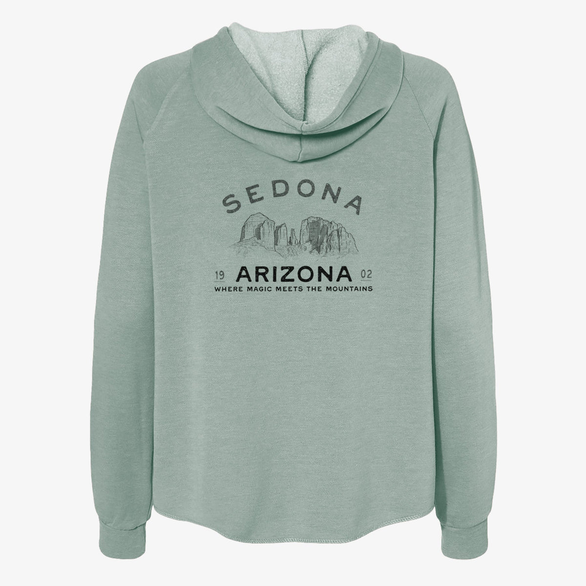 Sedona Arizona Cathedral Rock - Women's Cali Wave Zip-Up Sweatshirt