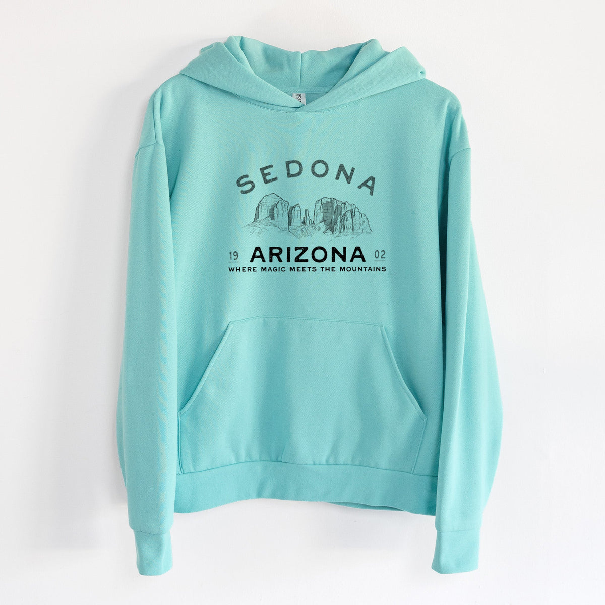 Sedona Arizona Cathedral Rock  - Statement Midweight Hoodie