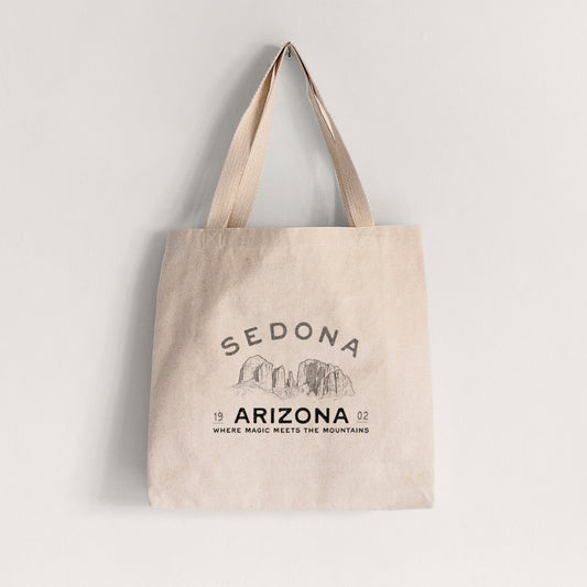 Sedona Arizona Cathedral Rock - Tote Bag