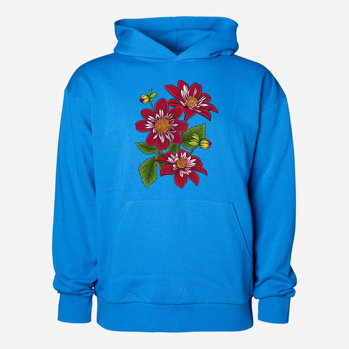 Dahlia Collarette - Night Butterfly  - Statement Midweight Hoodie