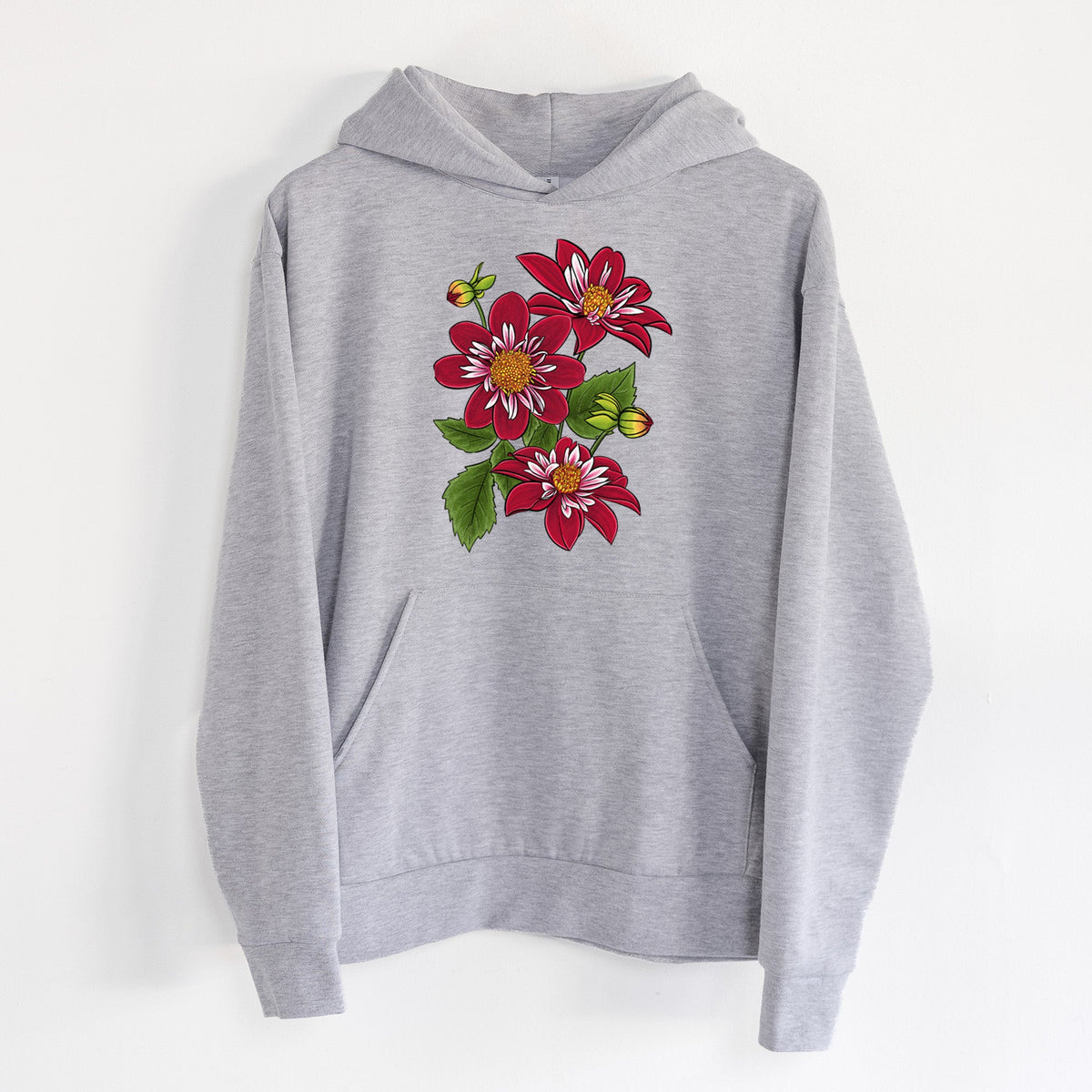 Dahlia Collarette - Night Butterfly  - Statement Midweight Hoodie
