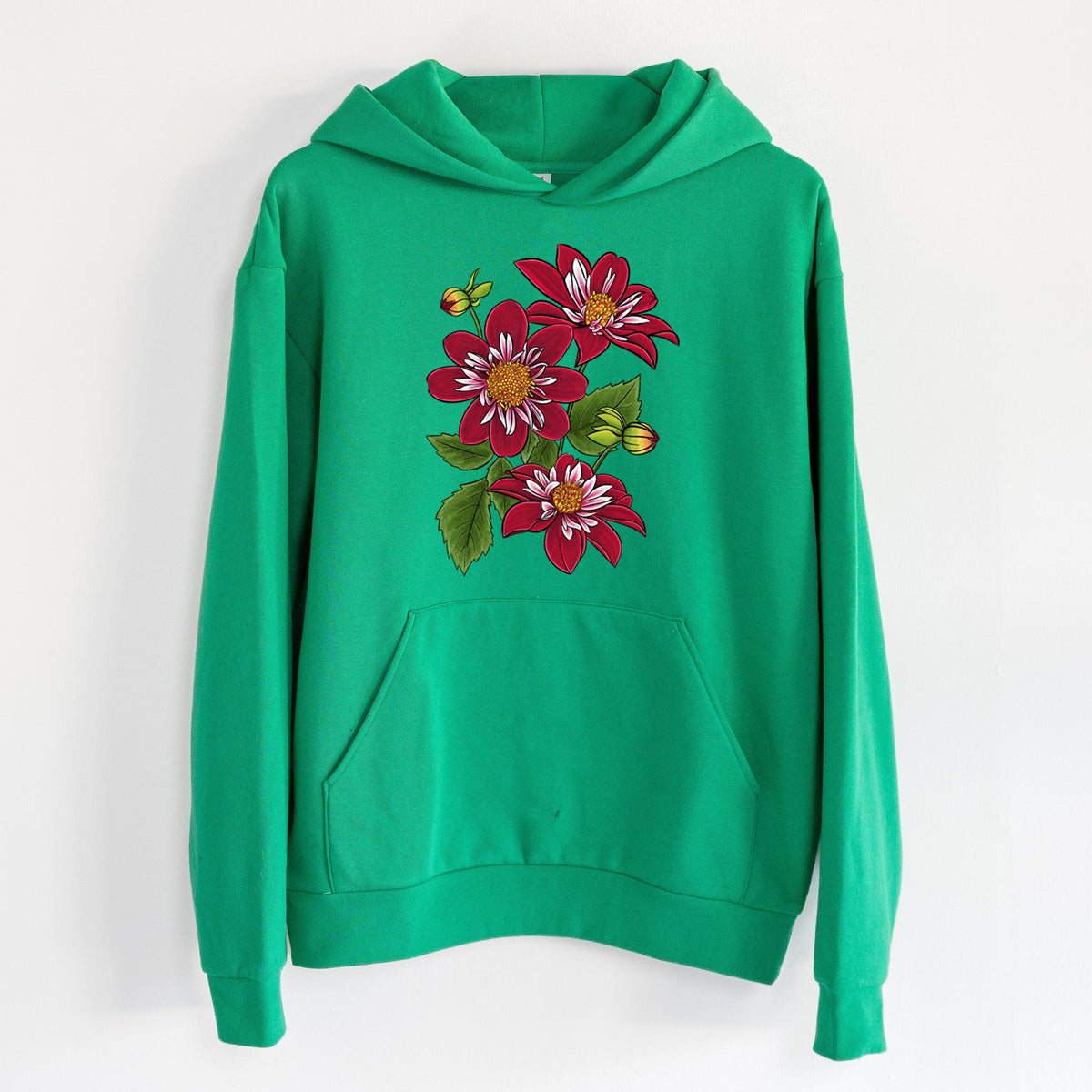 Dahlia Collarette - Night Butterfly  - Statement Midweight Hoodie