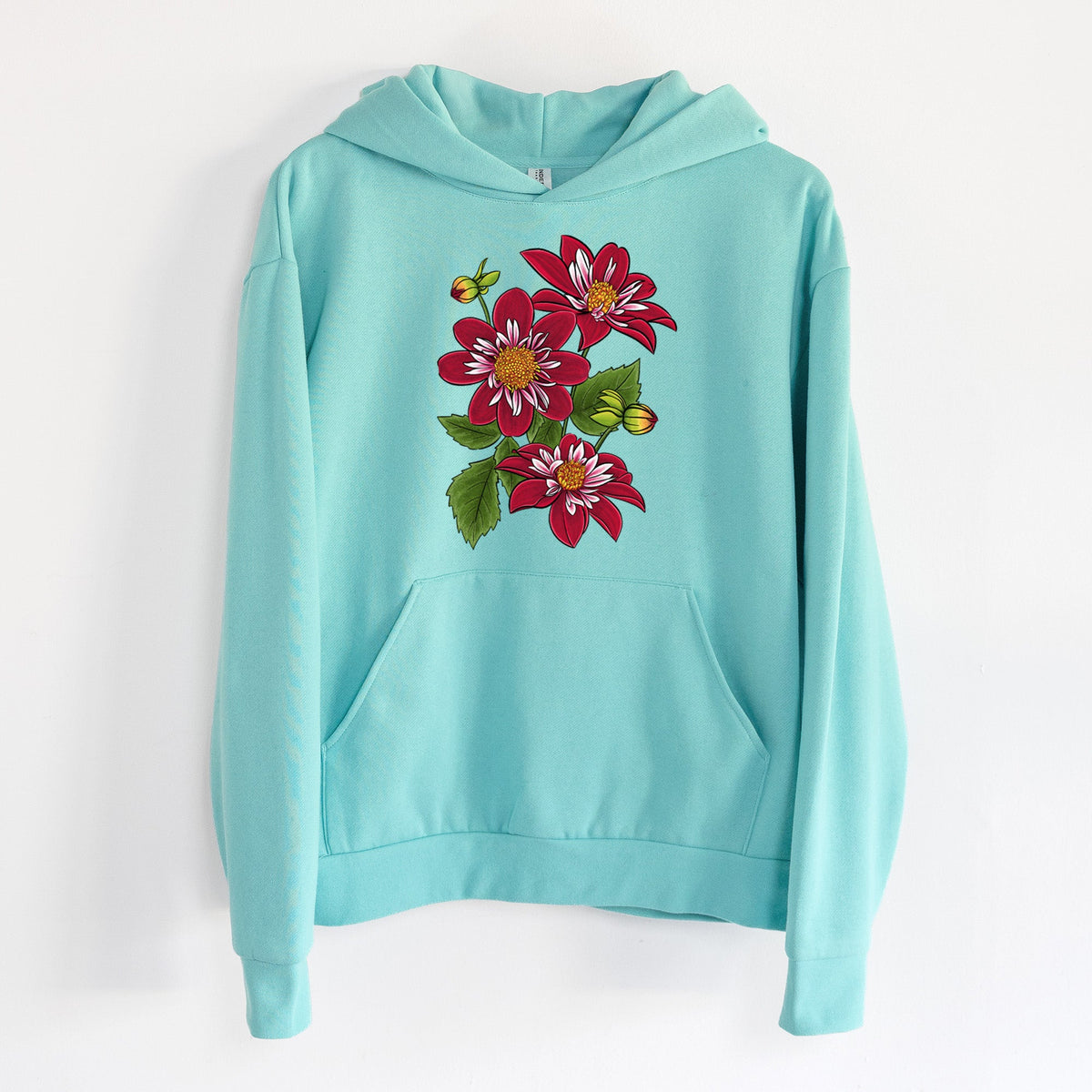 Dahlia Collarette - Night Butterfly  - Statement Midweight Hoodie