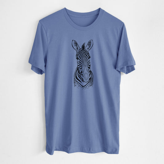 Damara Zebra - Equus quagga antiquorum - Lightweight 100% Cotton Unisex Crewneck