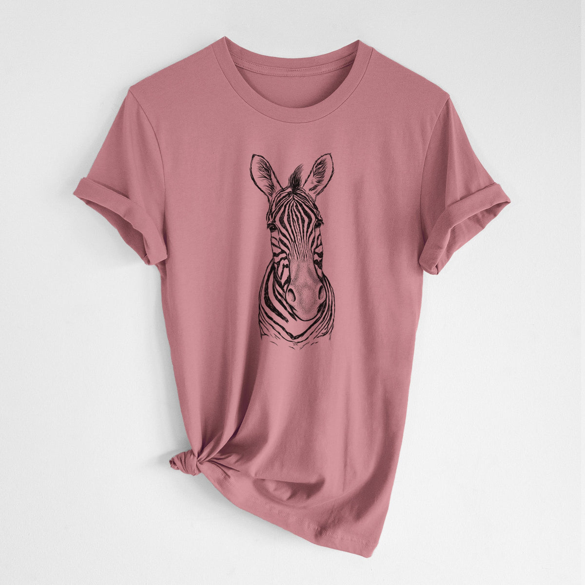 Damara Zebra - Equus quagga antiquorum - Lightweight 100% Cotton Unisex Crewneck