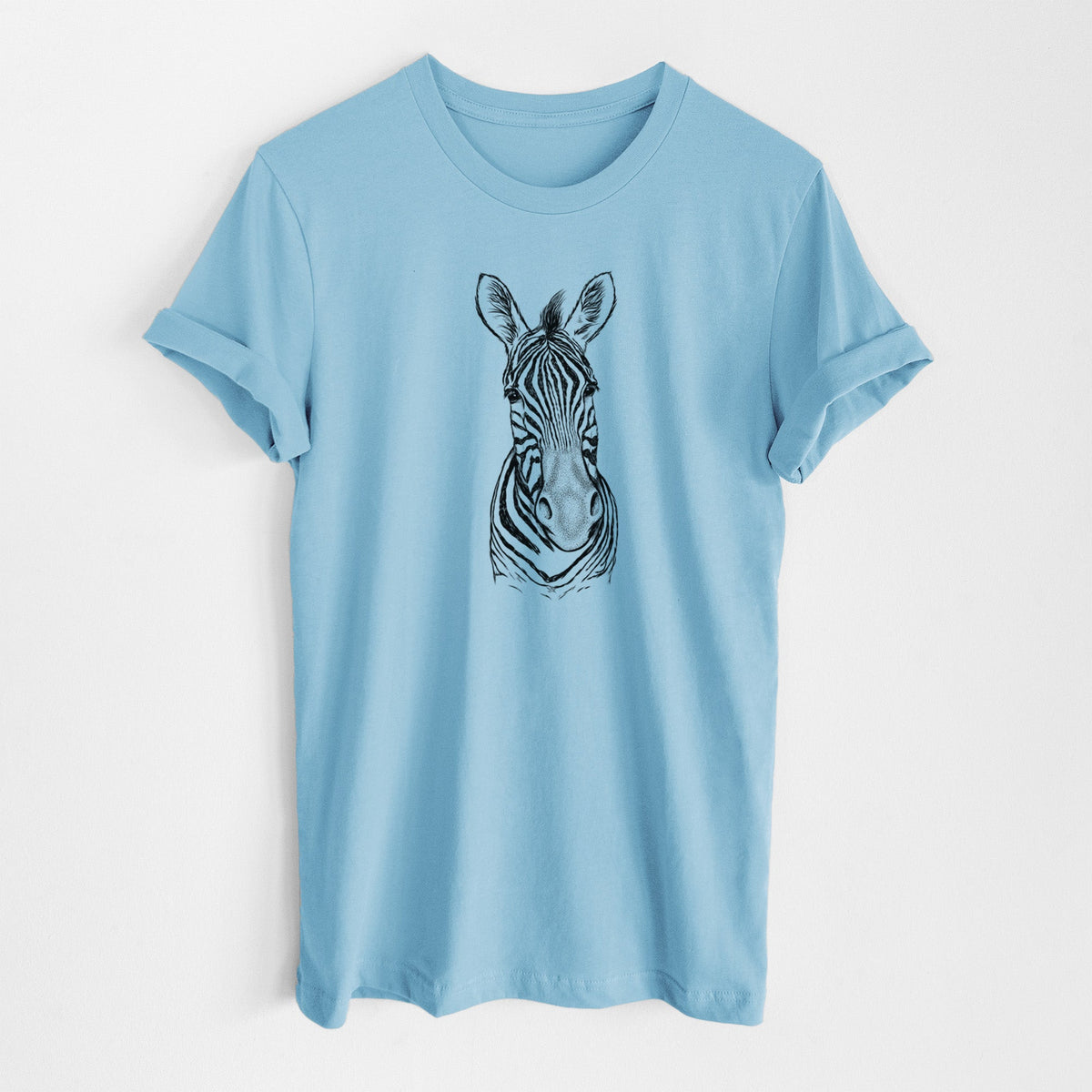 Damara Zebra - Equus quagga antiquorum - Lightweight 100% Cotton Unisex Crewneck
