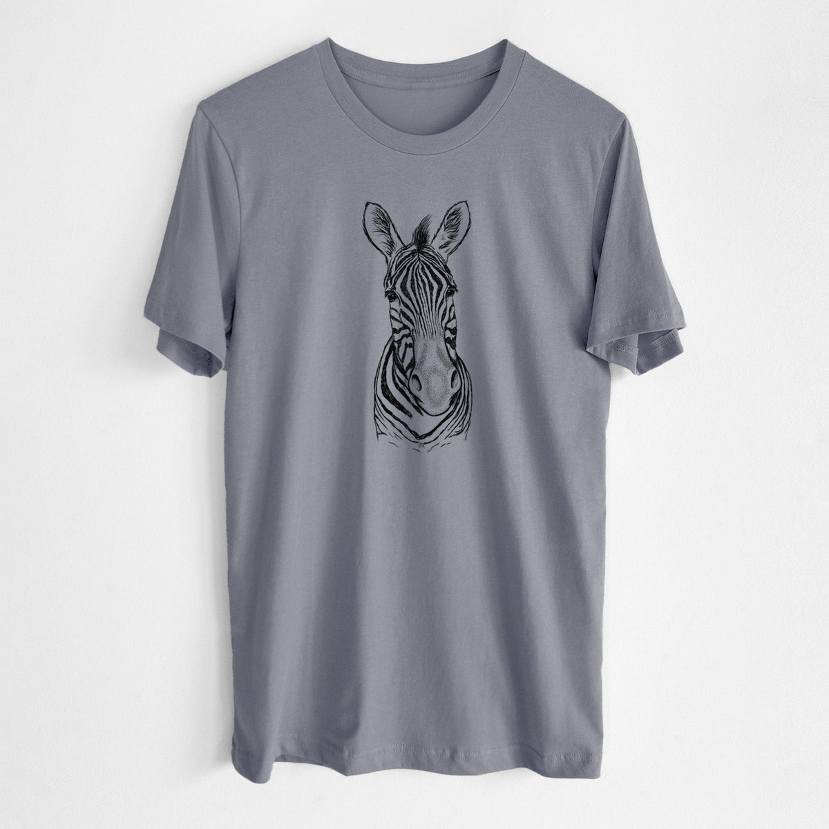 Damara Zebra - Equus quagga antiquorum - Lightweight 100% Cotton Unisex Crewneck