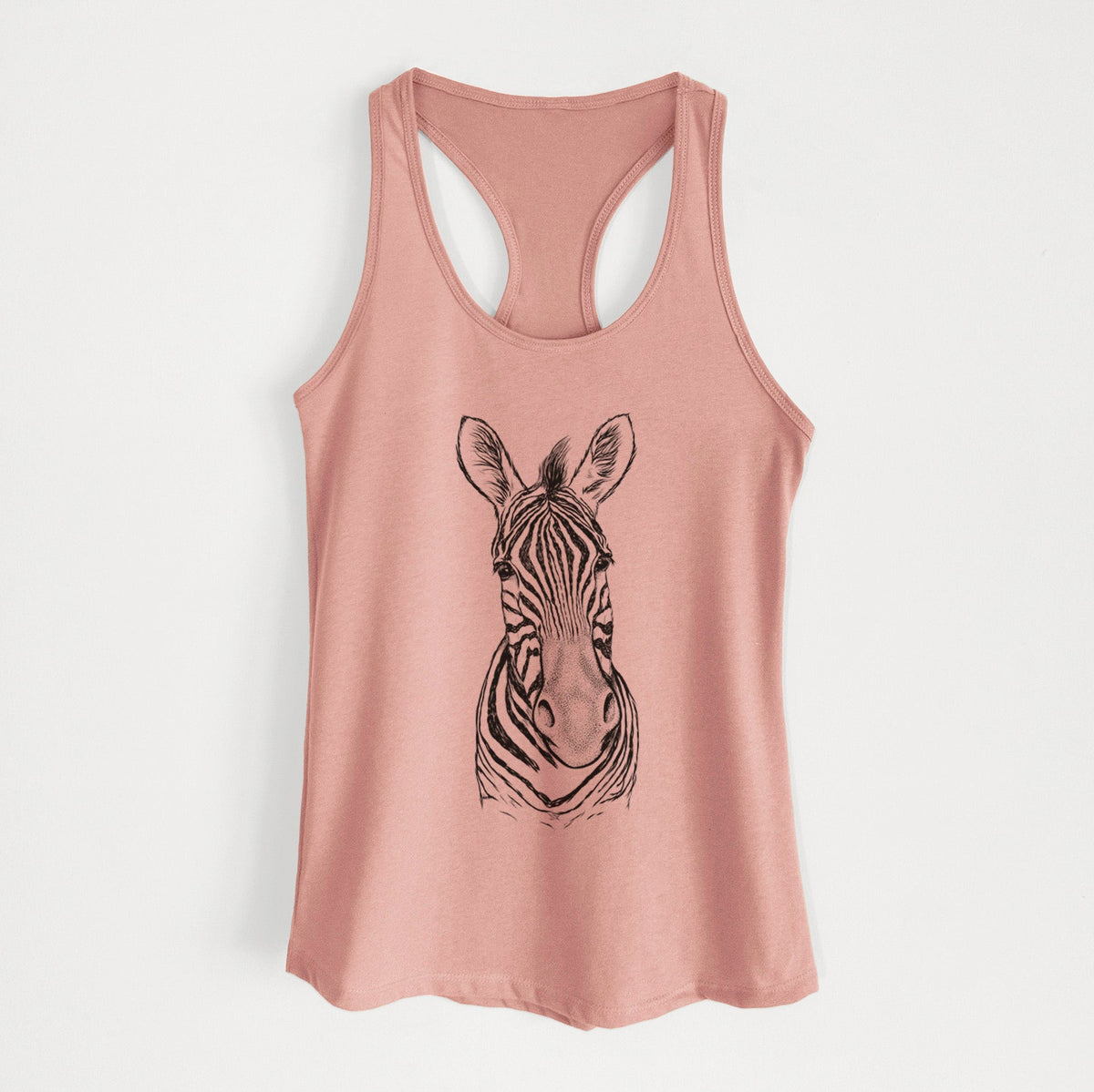 Damara Zebra - Equus quagga antiquorum - Women's Racerback Tanktop