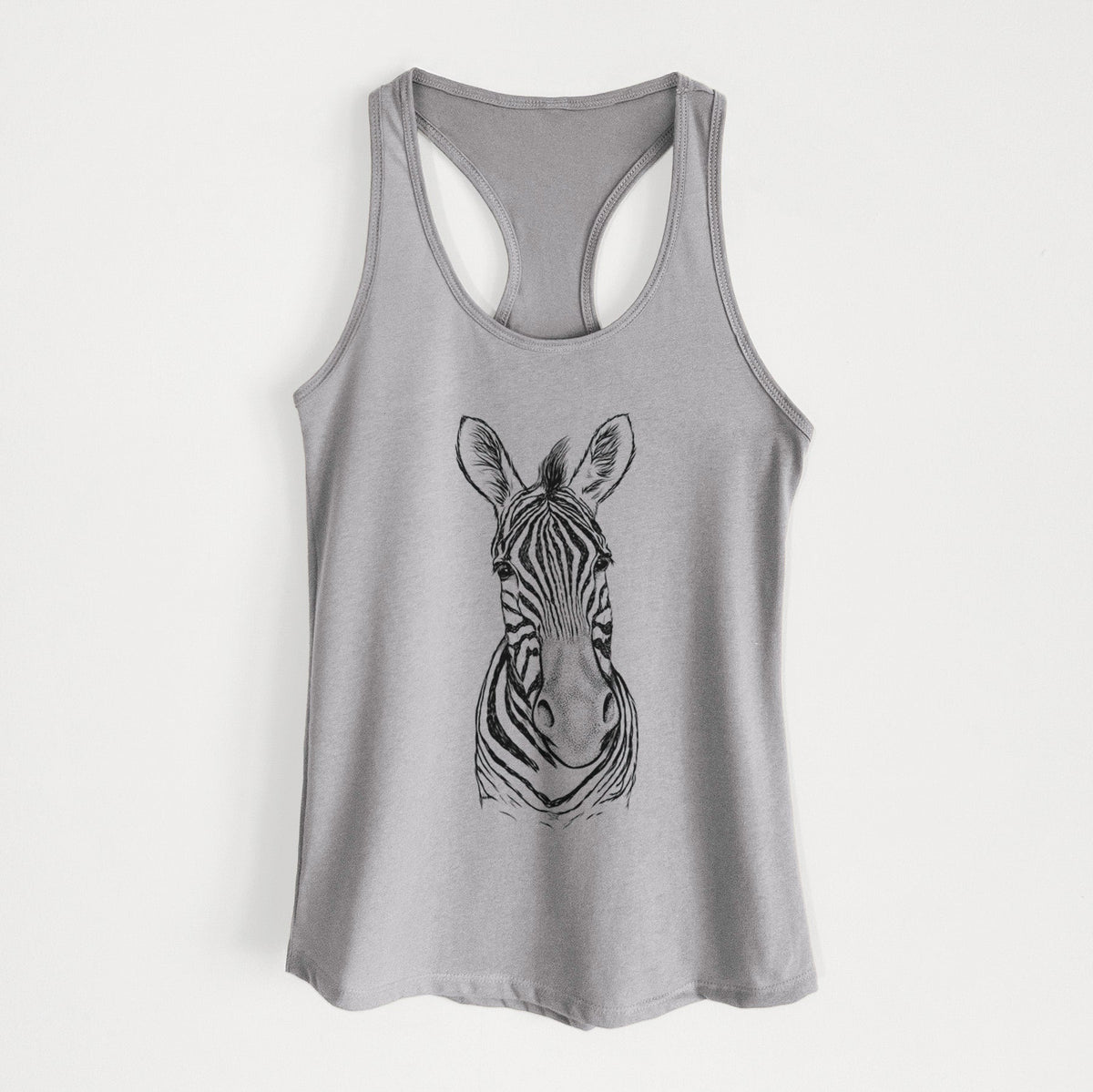 Damara Zebra - Equus quagga antiquorum - Women's Racerback Tanktop