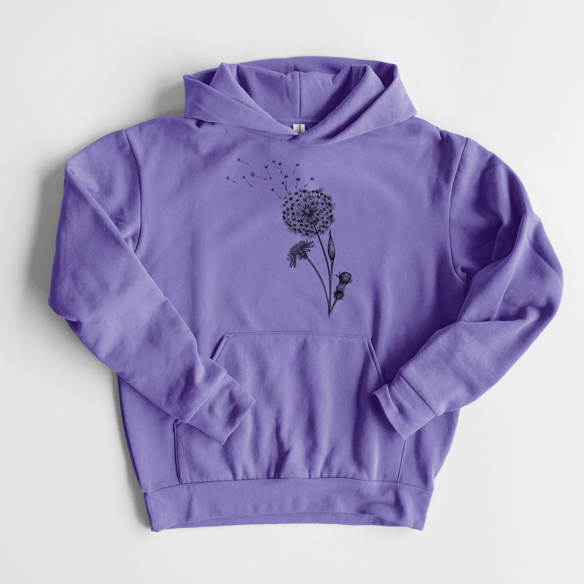 Common Dandelion - Taraxacum officinale  - Statement Midweight Hoodie