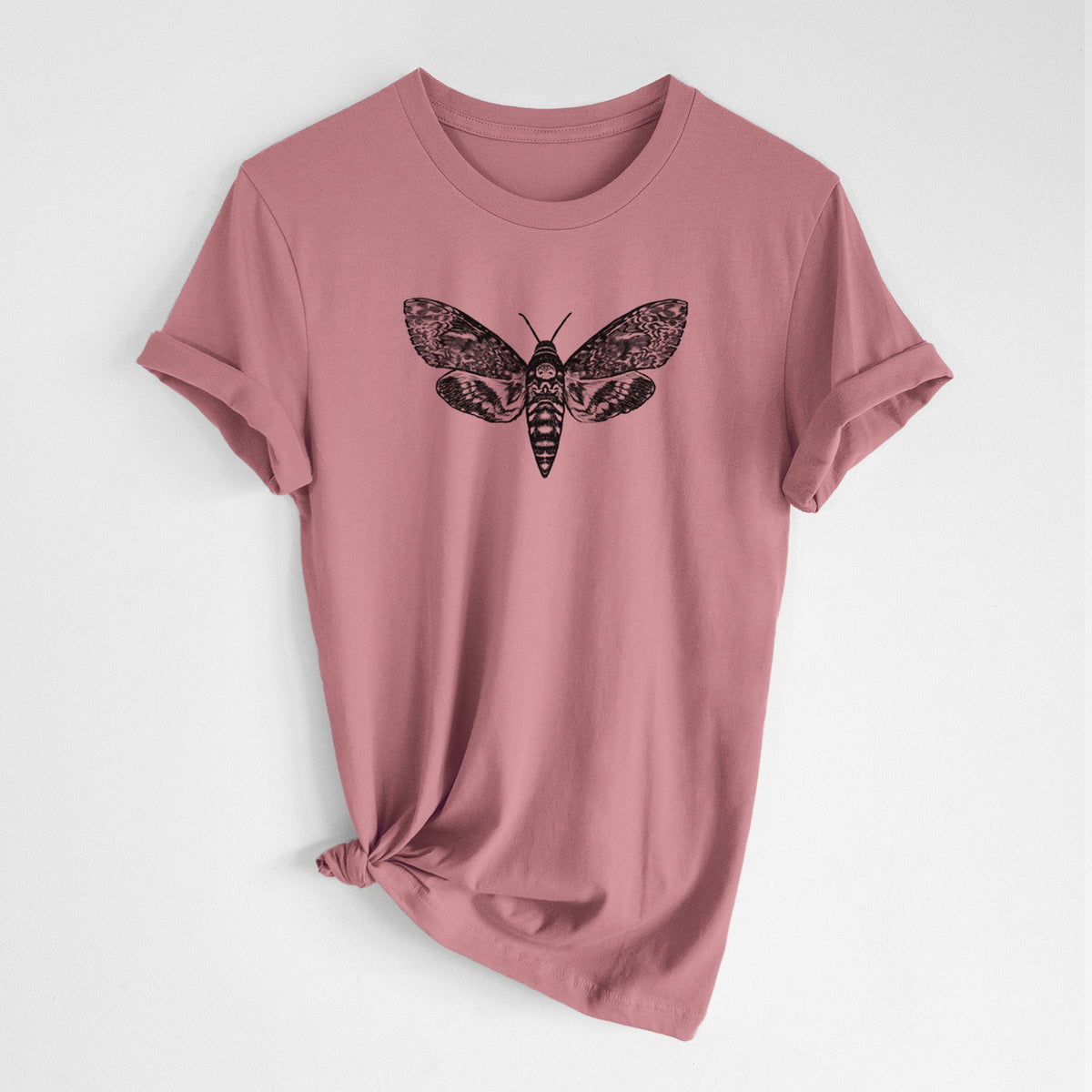 Death's-head Hawkmoth - Acherontia atropos - Lightweight 100% Cotton Unisex Crewneck
