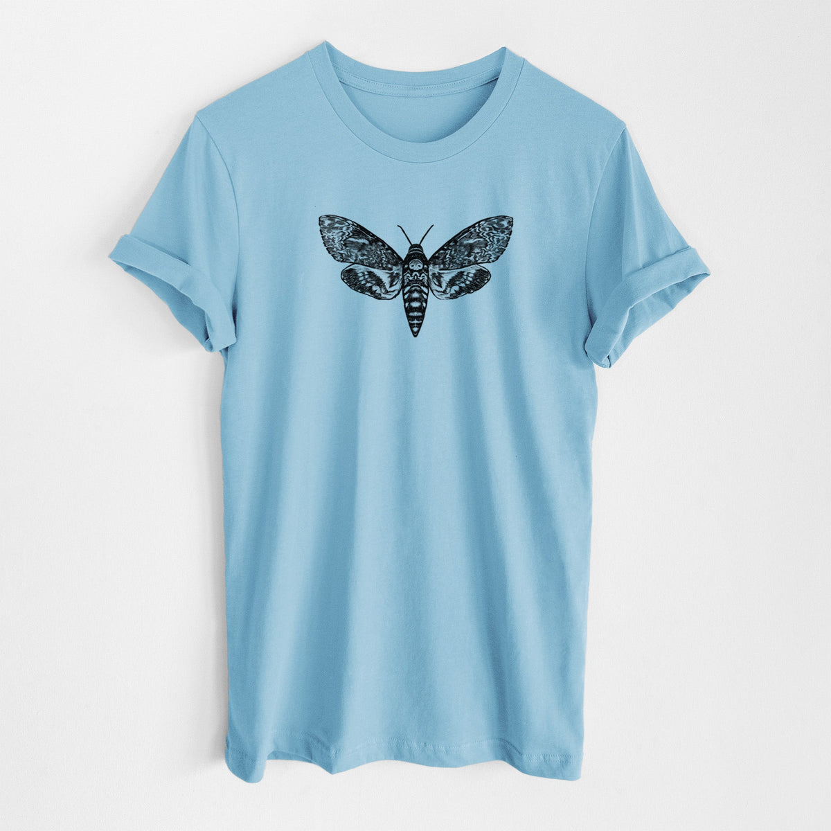 Death's-head Hawkmoth - Acherontia atropos - Lightweight 100% Cotton Unisex Crewneck