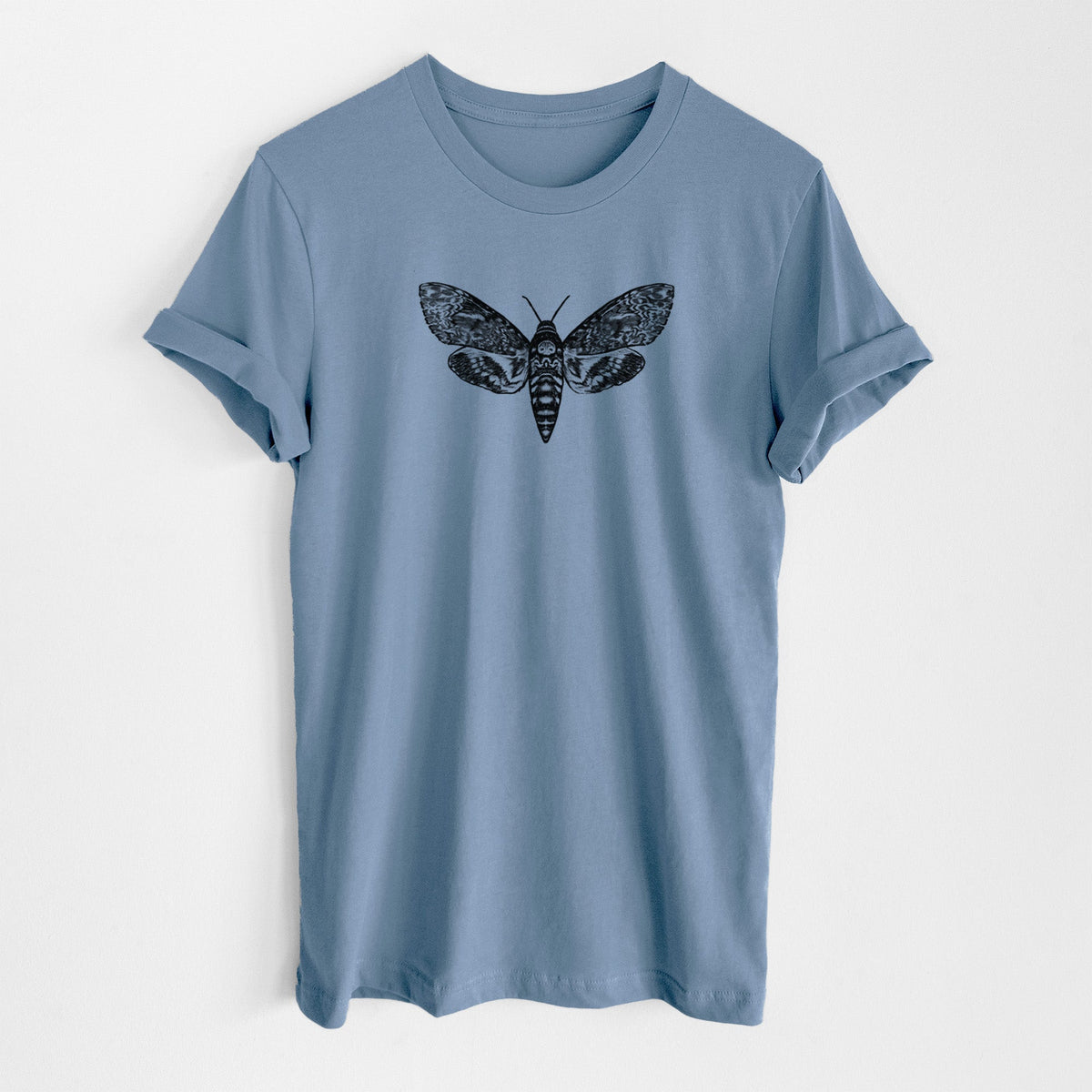 Death's-head Hawkmoth - Acherontia atropos - Lightweight 100% Cotton Unisex Crewneck