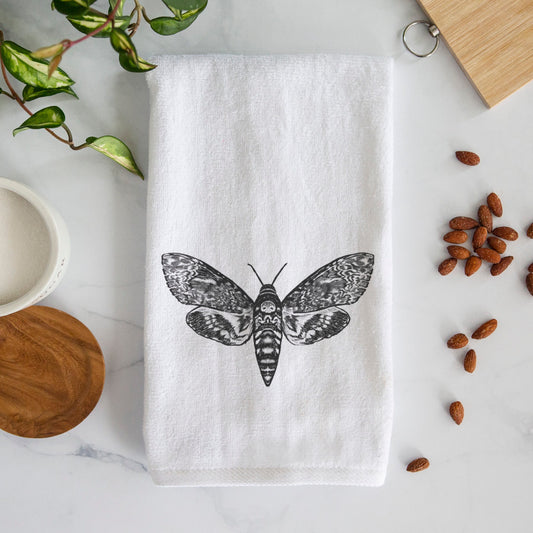 Death's-head Hawkmoth - Acherontia atropos Premium Decorative Hand Towel