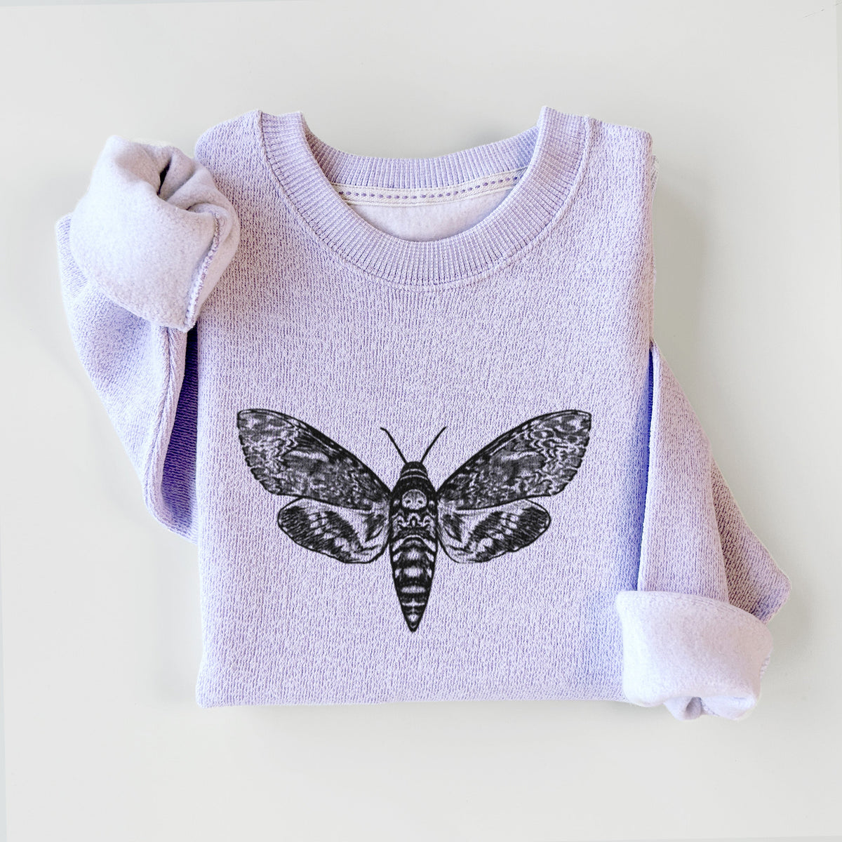 Death's-head Hawkmoth - Acherontia atropos - Knit Sweatshirt