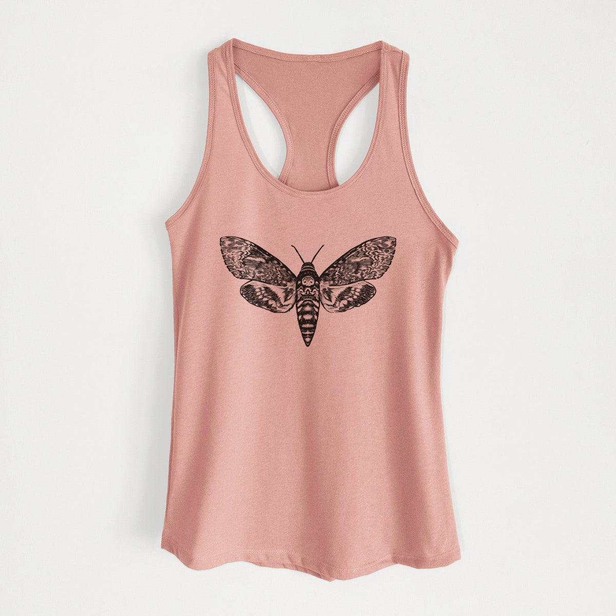 Death's-head Hawkmoth - Acherontia atropos - Women's Racerback Tanktop