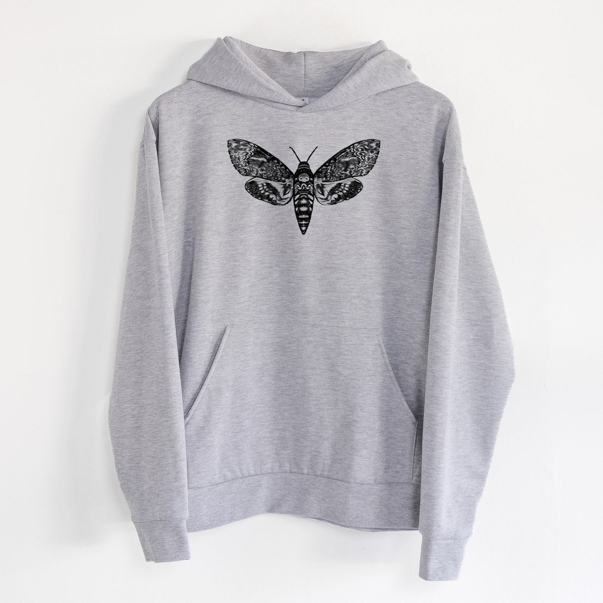 Death's-head Hawkmoth - Acherontia atropos  - Statement Midweight Hoodie