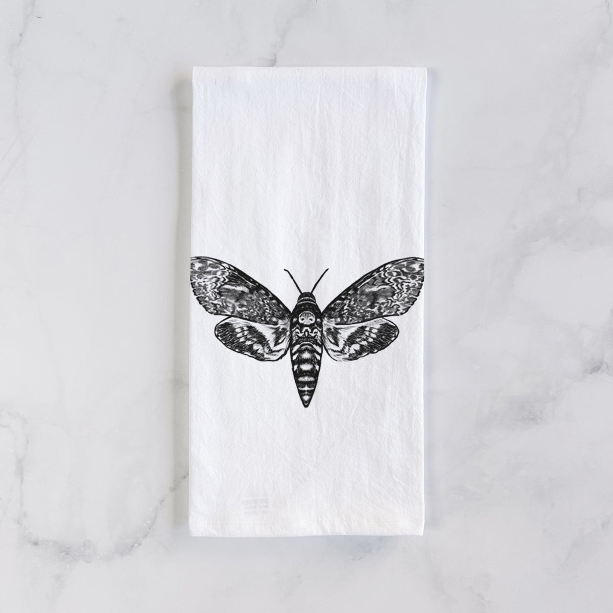 Death's-head Hawkmoth - Acherontia atropos Tea Towel
