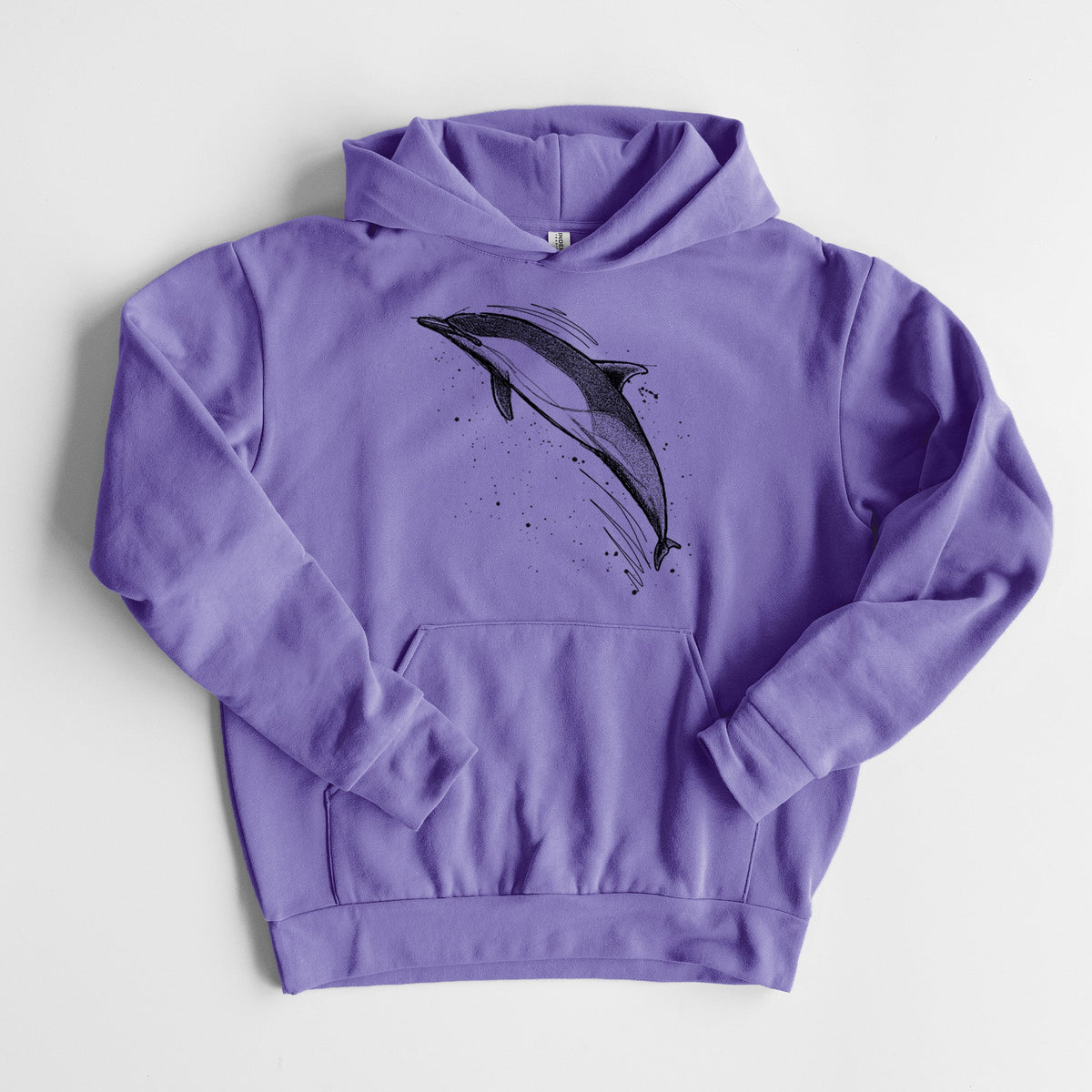 Short-Beaked Common Dolphin - Delphinus delphis  - Statement Midweight Hoodie