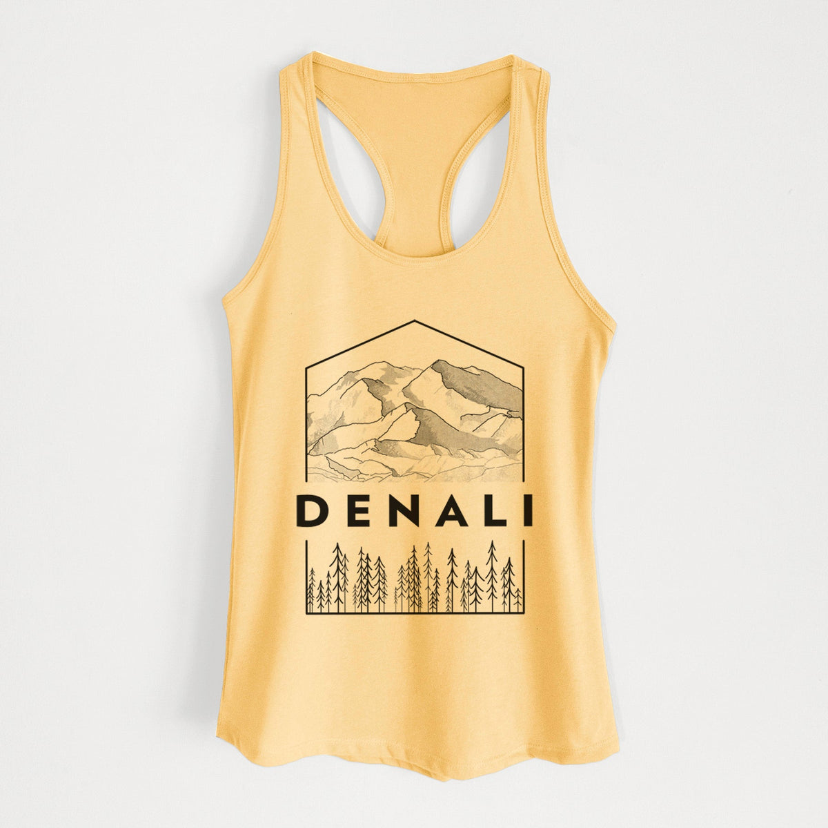 Denali Mountain - Denali National Park - Women's Racerback Tanktop