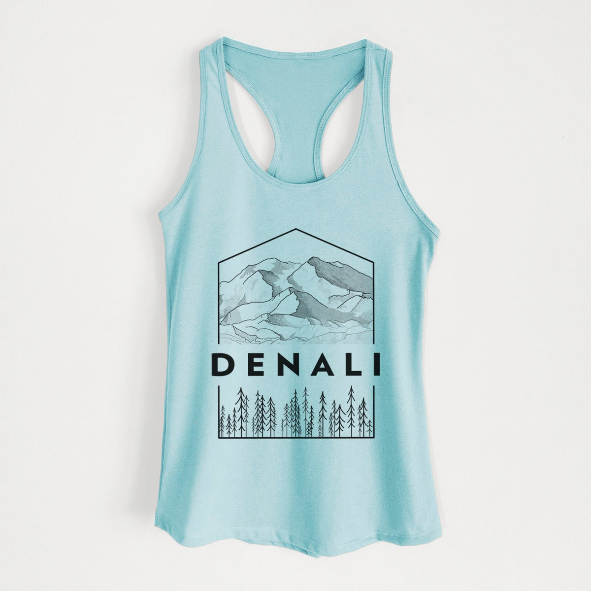 Denali Mountain - Denali National Park - Women's Racerback Tanktop