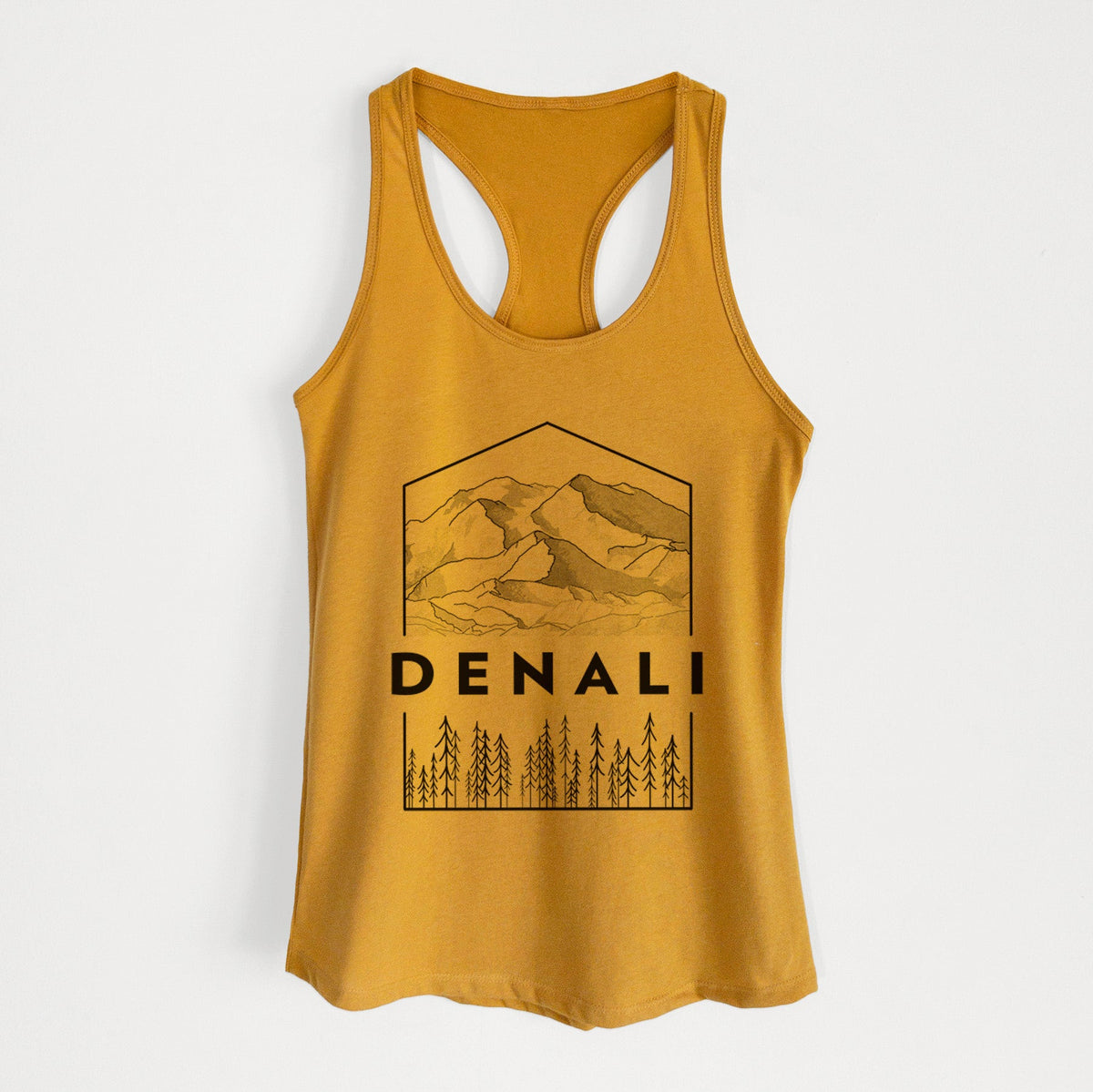 Denali Mountain - Denali National Park - Women's Racerback Tanktop