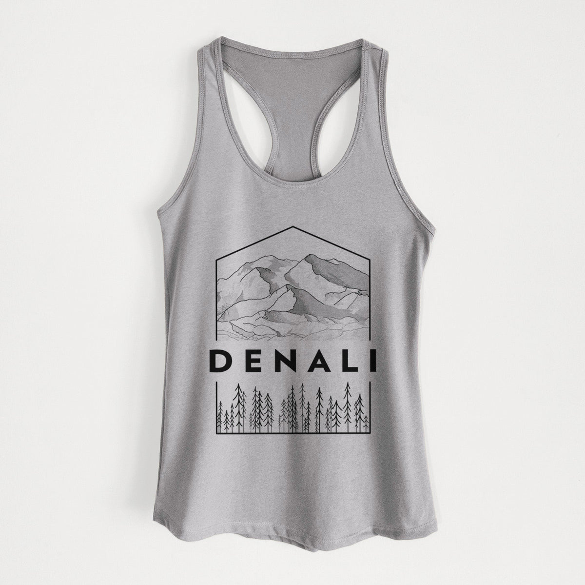 Denali Mountain - Denali National Park - Women's Racerback Tanktop