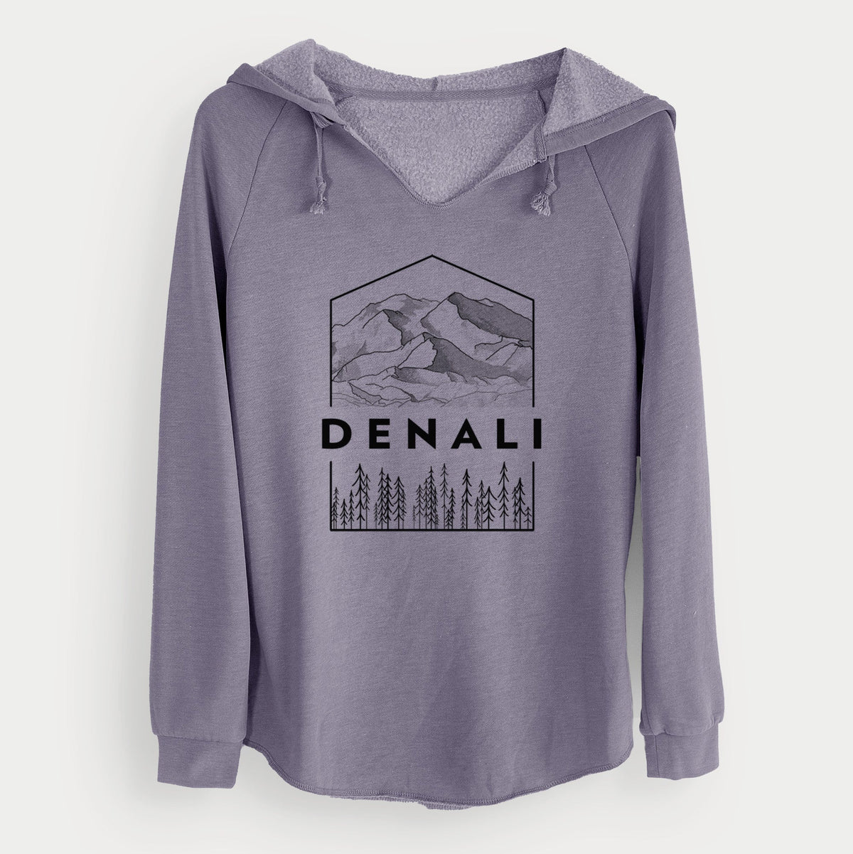 Denali Mountain - Denali National Park - Cali Wave Hooded Sweatshirt