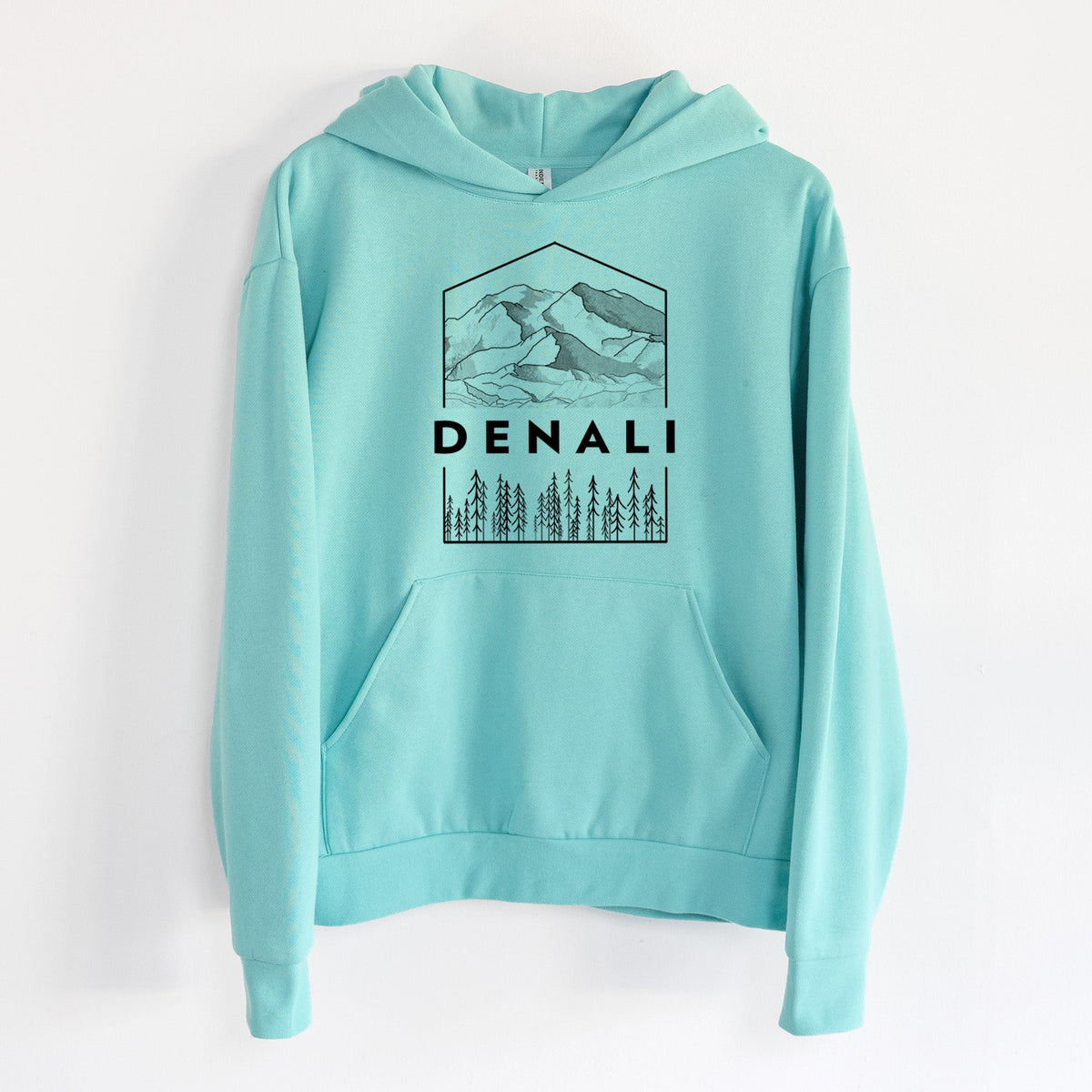 Denali Mountain - Denali National Park  - Statement Midweight Hoodie
