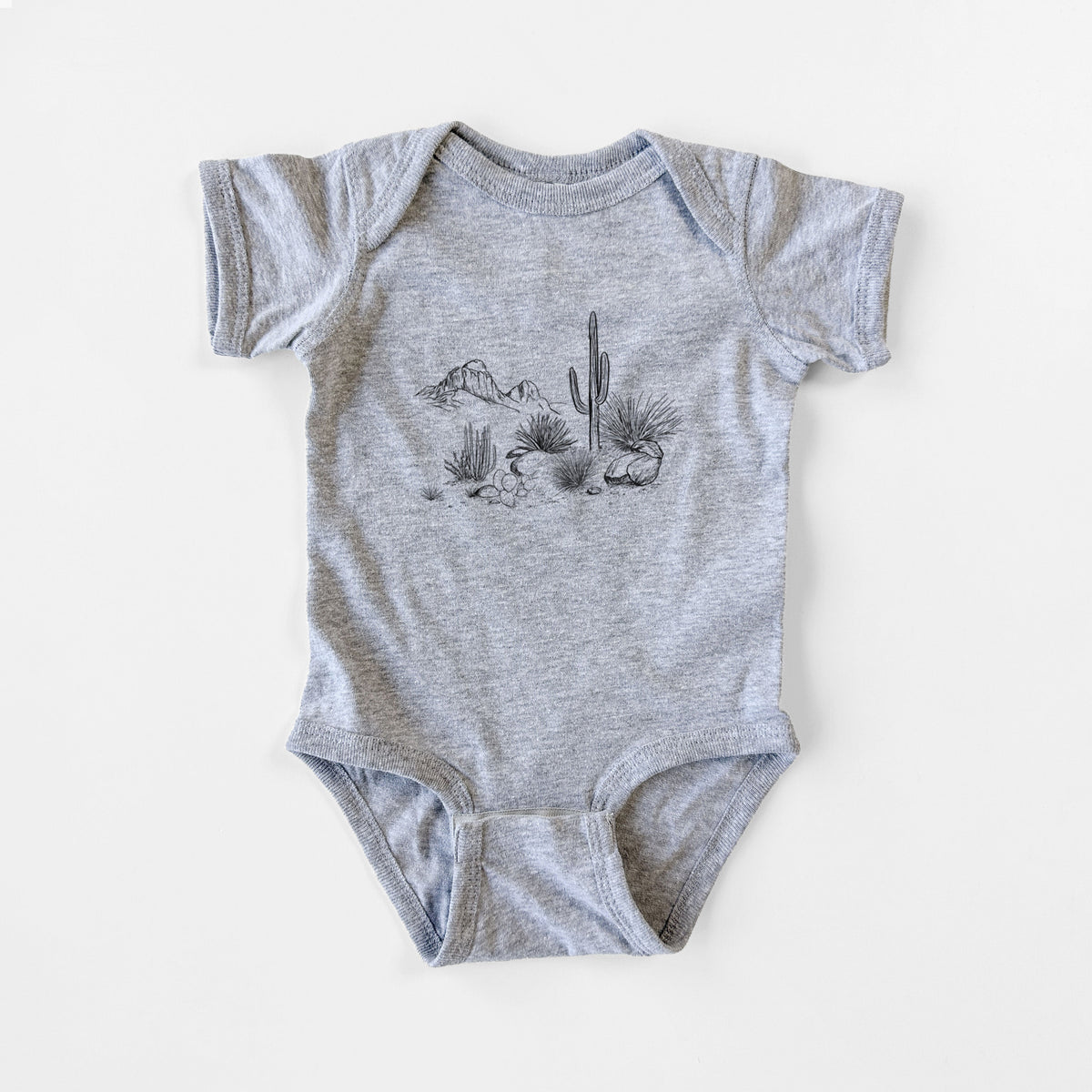 Desert Landscape - Baby Fine Jersey Bodysuit