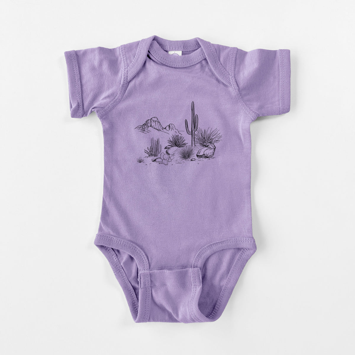 Desert Landscape - Baby Fine Jersey Bodysuit