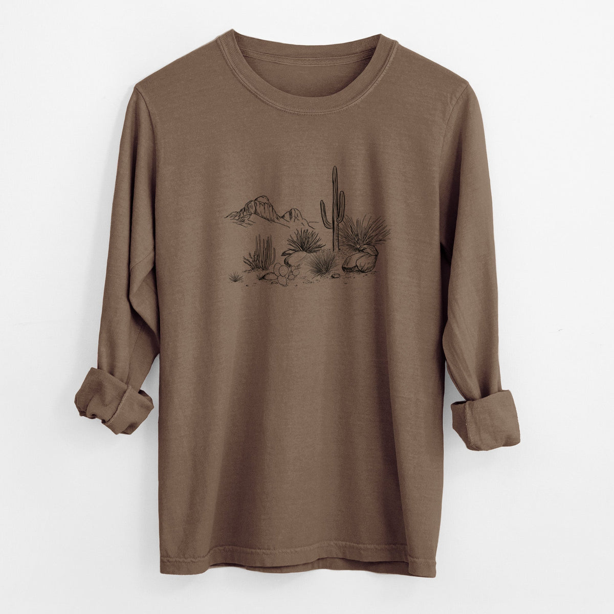 Desert Landscape - Unisex Comfort Colors 100% Cotton Long Sleeve